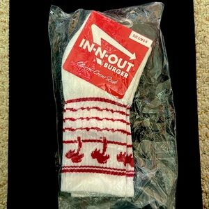 IN-N-OUT BURGER Iconic Drink Cup Design Crew Socks